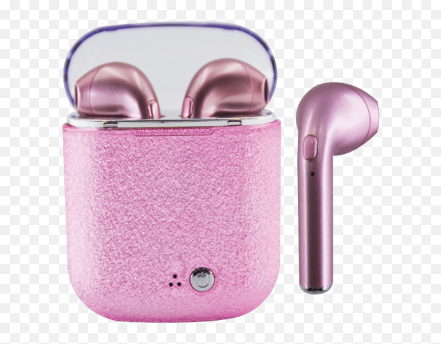 Pink Glitter Ear Buds - Pink Glitter Earbuds Png,Pink Glitter Png