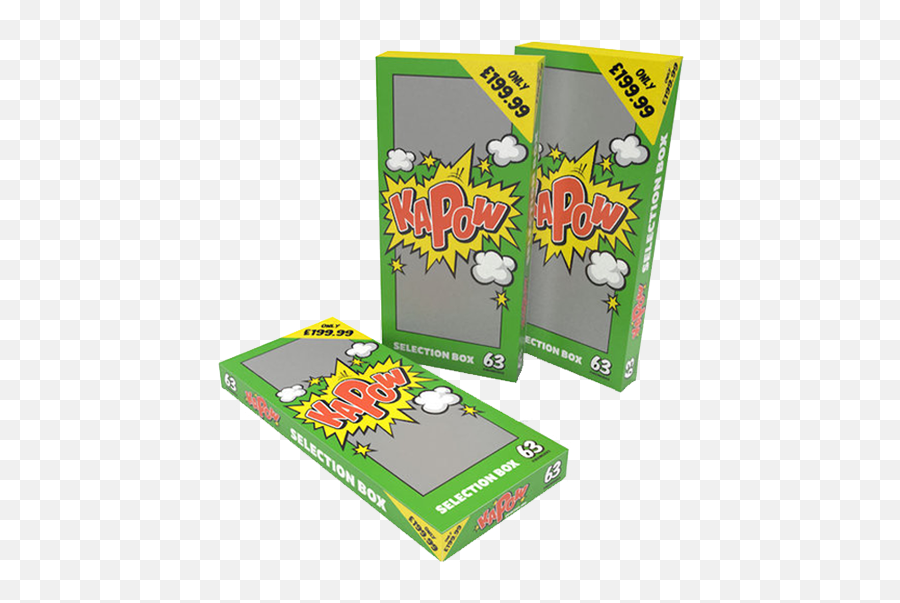 Kapow 63 Pce Selection Box - Cut Price Fireworks Uk Boom Firework Selection Box Png,Kapow Png