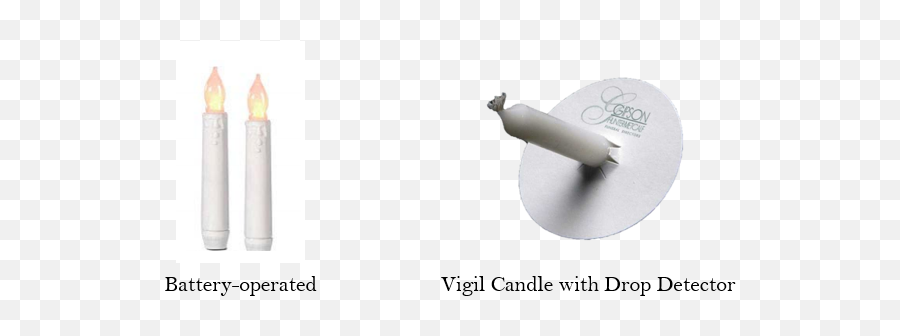 Vigil Candles - Sonoco Bobeche White Candle Drip Protector Lamp Png,Vigil Png