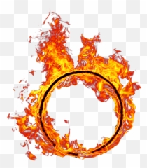 Freetoedit Fire Flame Sticker By Kay Fernández - Circle Fire Frame Png,Flame Circle Png
