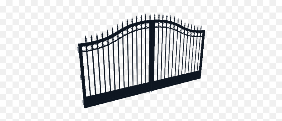 Classic Driveway Gate Welcome To Bloxburg Wikia Fandom - Driveway Gates Png,Gates Png