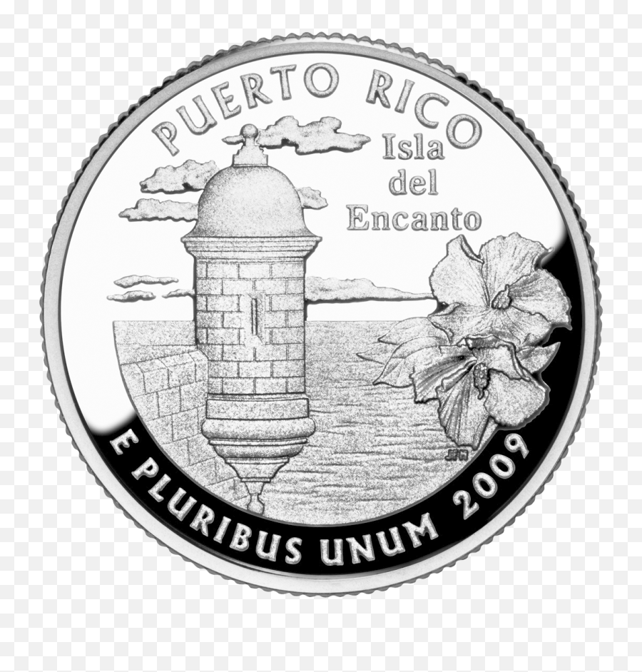 2009 Pr Proof - Puerto Rico State Quarter Png,Proof Png
