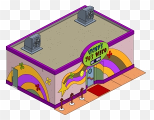 Tapped Out Wiki - 70s Disco Building png