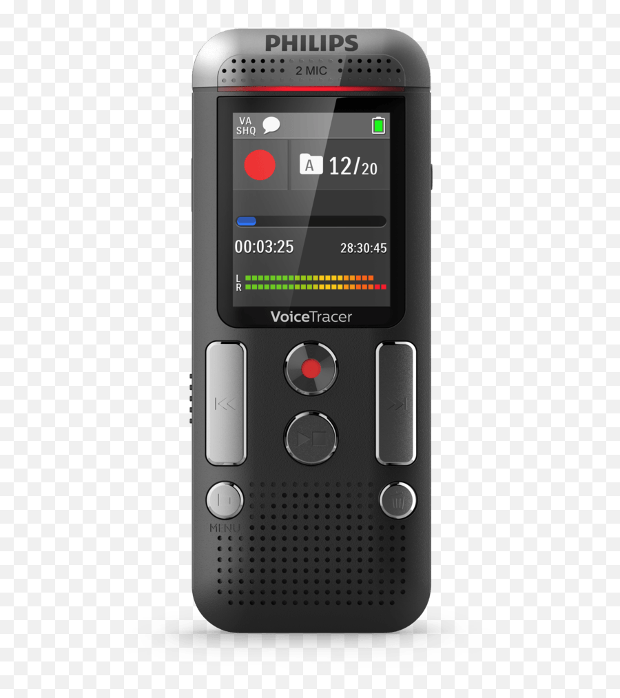 Voicetracer Audio Recorder Dvt2500 - Philips Voicetracer Audio Recorder Png,Recorder Transparent Background