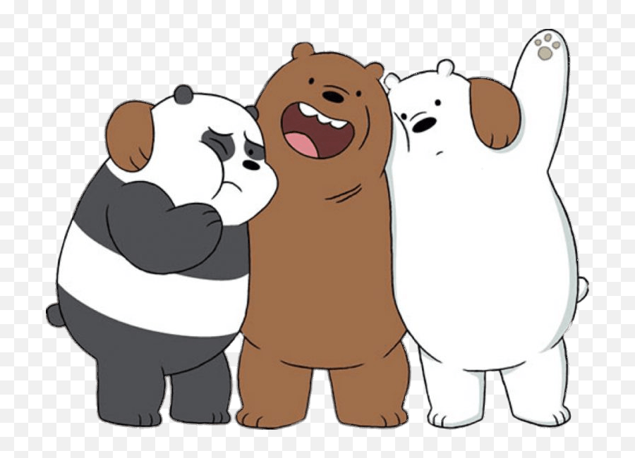 We Bare Bears Hugging Transparent Png - We Bare Bears Png,Hug Png