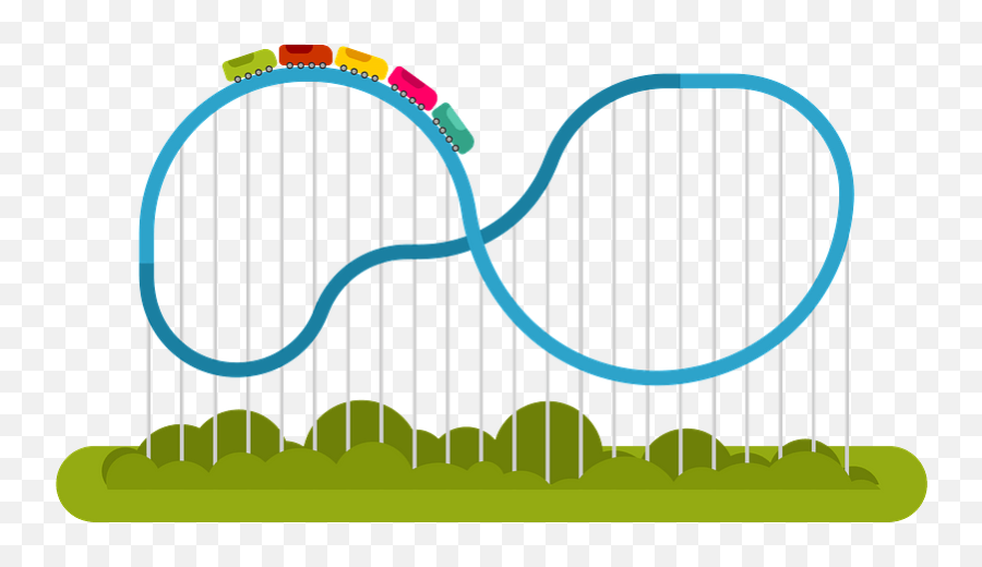 Roller Coaster Clipart Free Download Transparent Png - Horizontal,Roller Coaster Transparent