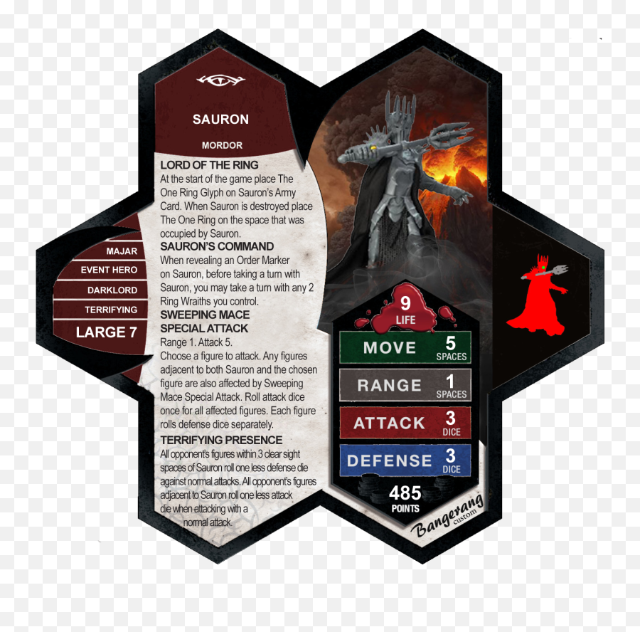 Eye Of Sauron Png - Official Heroscape Cards,Eye Of Sauron Png
