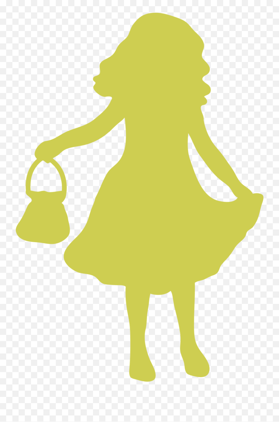 Girl Silhouette Png - Little Girl Dress Silhouette,Little Girl Silhouette Png