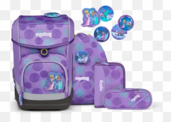 Ergobag School Bag Set Sleighbear Glow - Ergobag Schlittenzaubär png