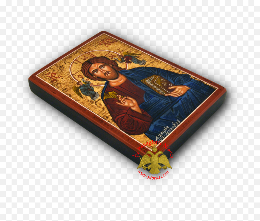 Hagiography Icon Jesus Christ With - Religious Item Png,Byzantine Icon Of Jesus