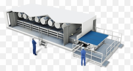 Industrial Chilling Process Subzero State For Fish Fillets - Horizontal png