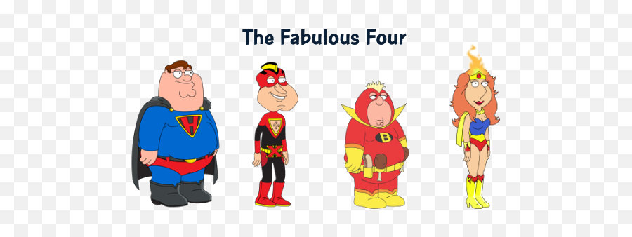 Quahog Comic - Con U0026 The Fabulous Four Family Guy Addicts Fictional Character Png,Def Jam Icon Walkthrough