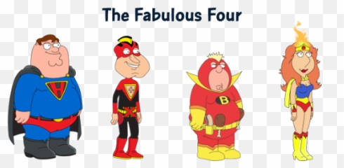 Quahog Comic - Con u0026 The Fabulous Four Family Guy Addicts Fictional Character png