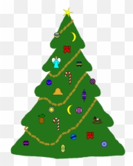Firpine Familychristmas Decoration - Christmas Tree Icon Illustration Vector png