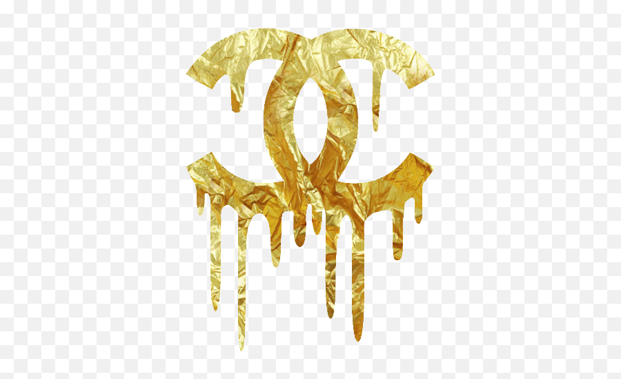Chanel - Gold Chanel Drip Logo Png,Chanel Logo Images