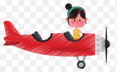 Cute Girl Iconcute - Air Transportation png