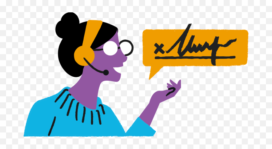Esignatures For Onedrive - Talk In Headphones Clipart Png,Microsoft Woman Icon