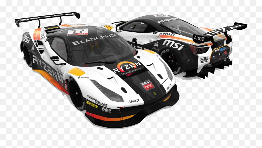 Amd Radeonryzen 488 Gt3 Fictional Livery Racedepartment - Carbon Fibers Png,Ryzen Icon