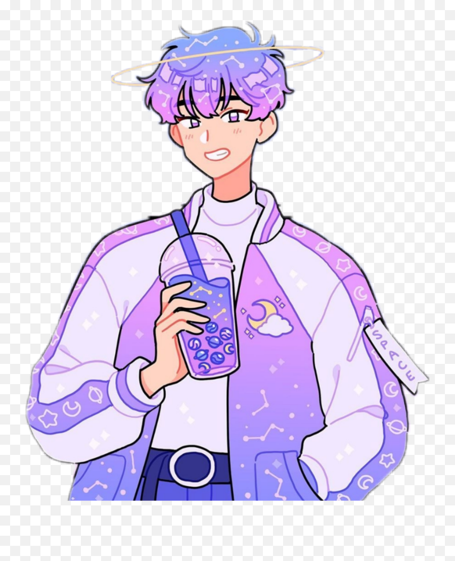 Anime Picture Aesthetic Boy - Space Boba Boy Png,Aesthetic Anime Boy Icon -  free transparent png images 
