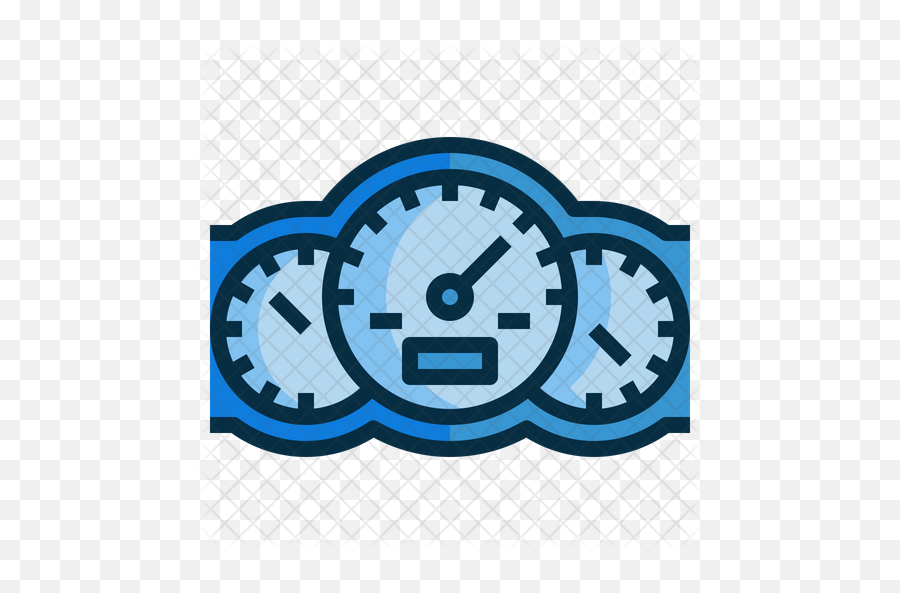 Car Speedometer Icon Of Colored Outline - Lifespan Icon Png,Speedometer Logos