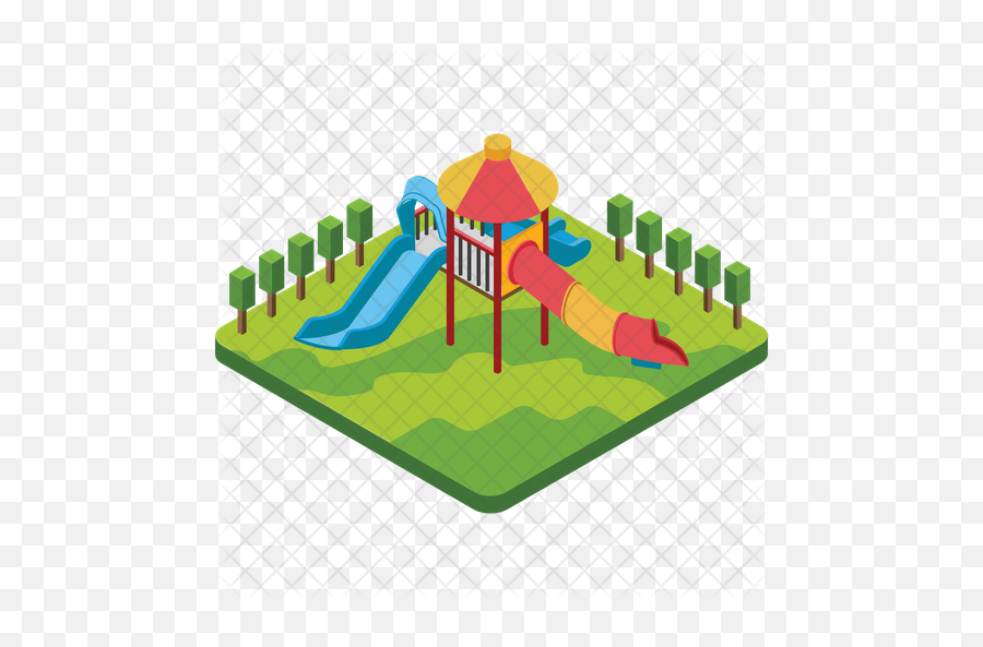 Modern Playground Icon Of Isometric - Kfc Png,Playground Png