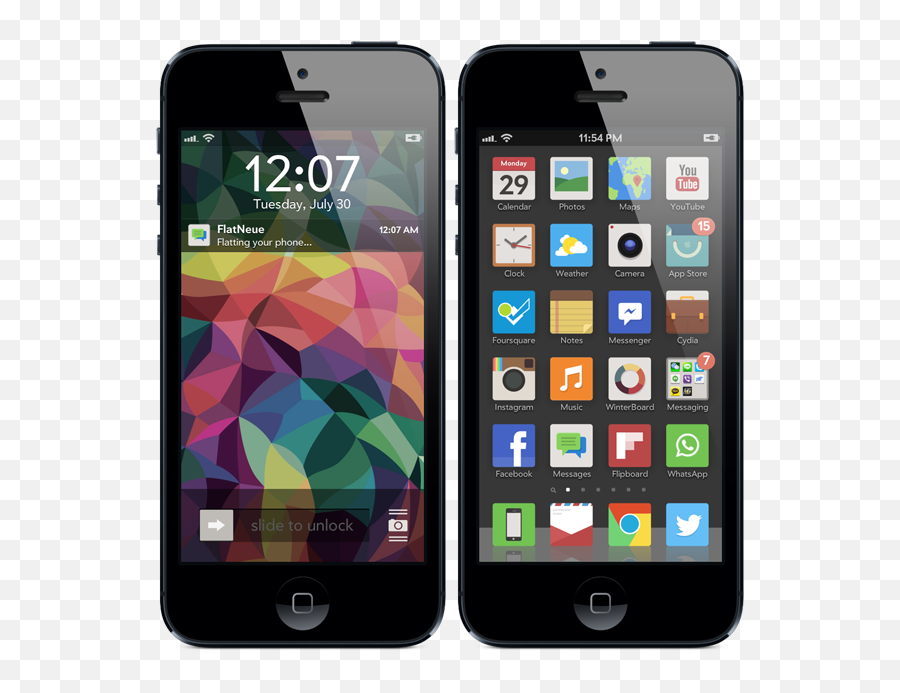 Flatneue - Handphone Iphone Png,Cydia App Icon