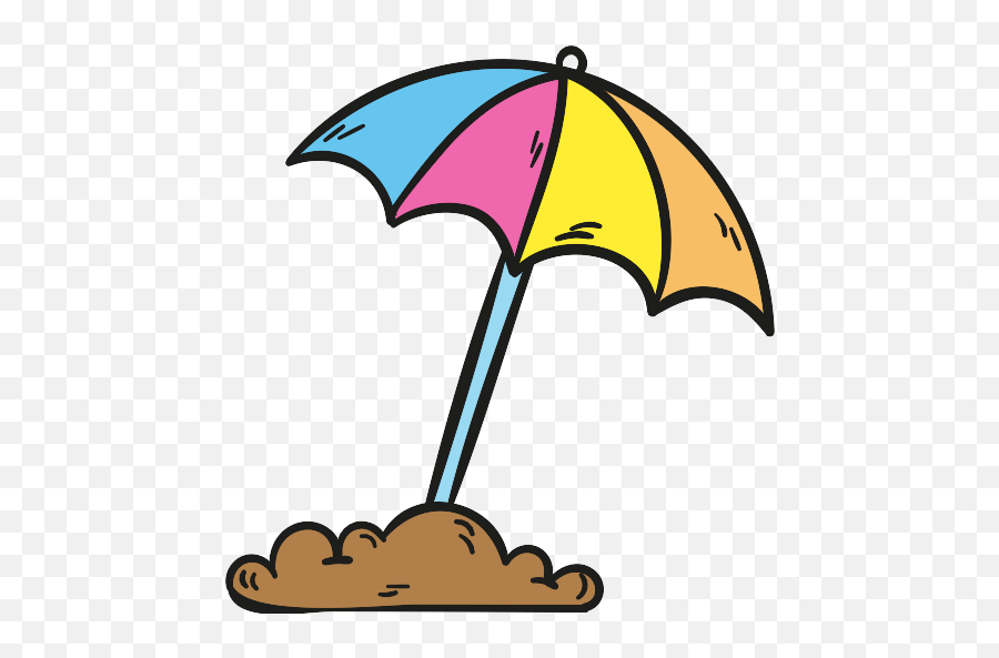 Sun Umbrella Vector Svg Icon 52 - Png Repo Free Png Icons Beach Umbrella Svg,Beach Umbrella Icon