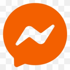 Orange Messenger Symbol Png - Logo Messenger,Messaging Icon