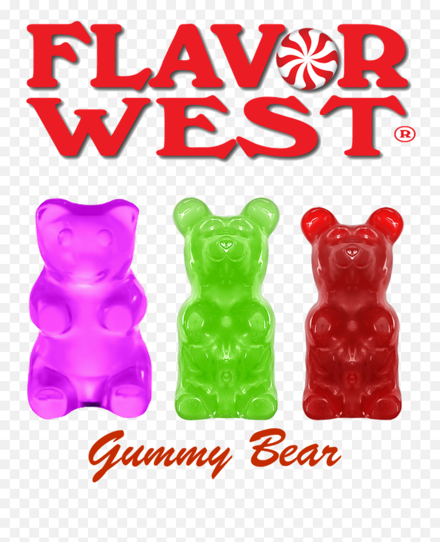Flavor West Gummy Bear - Green Gummy Bear Png,Gummy Bear Png