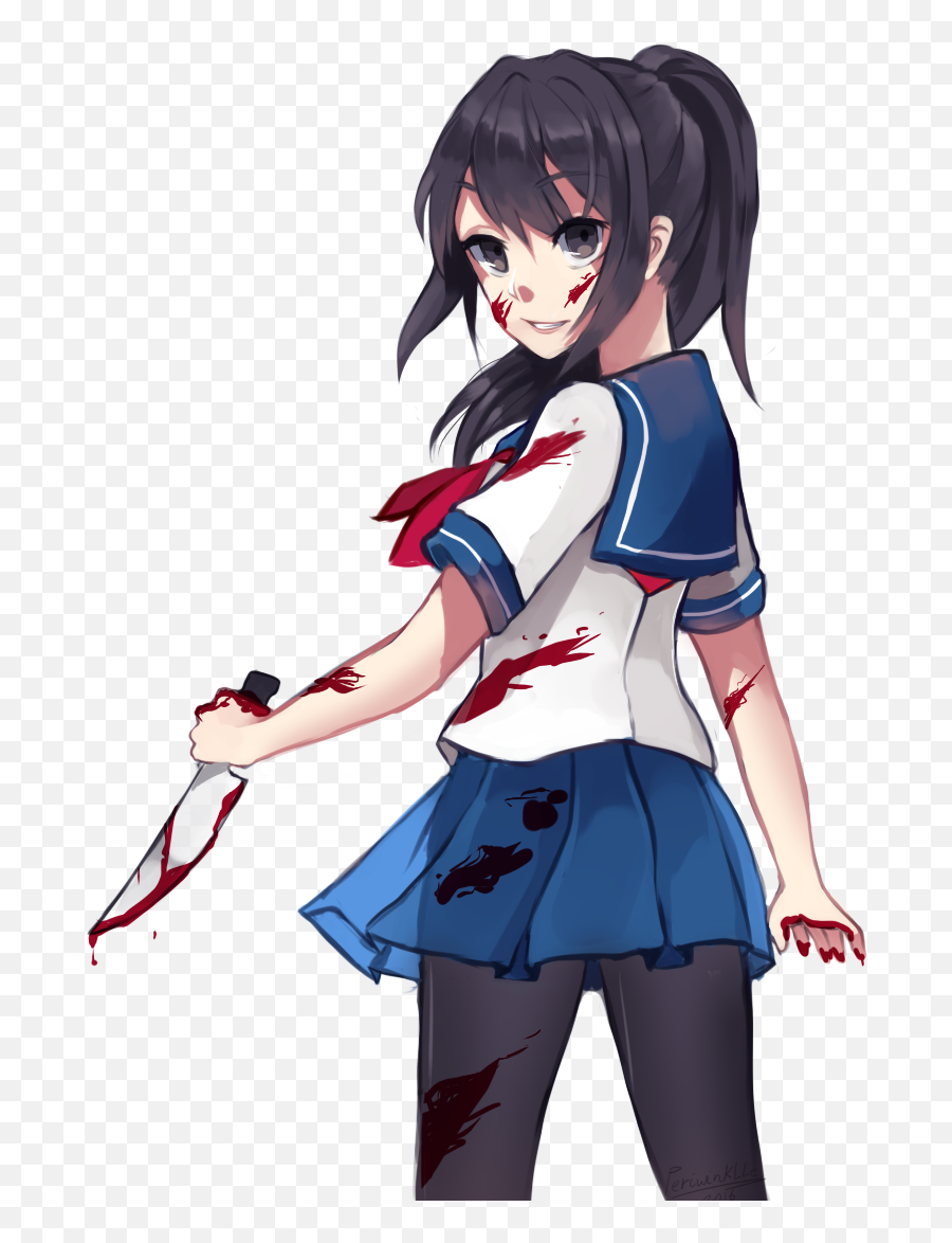 Anime - Ayano Aishi Yandere Simulator Png,Yandere Icon - free transparent  png images - pngaaa.com