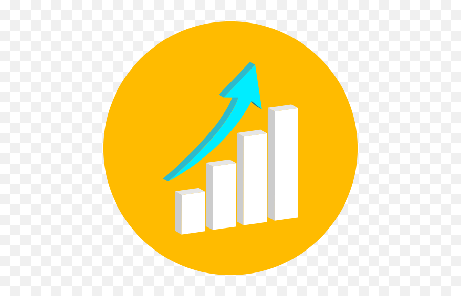 Profit Growth Icon In Infographic Style - Statistics Clipart Png,Growth Chart Icon