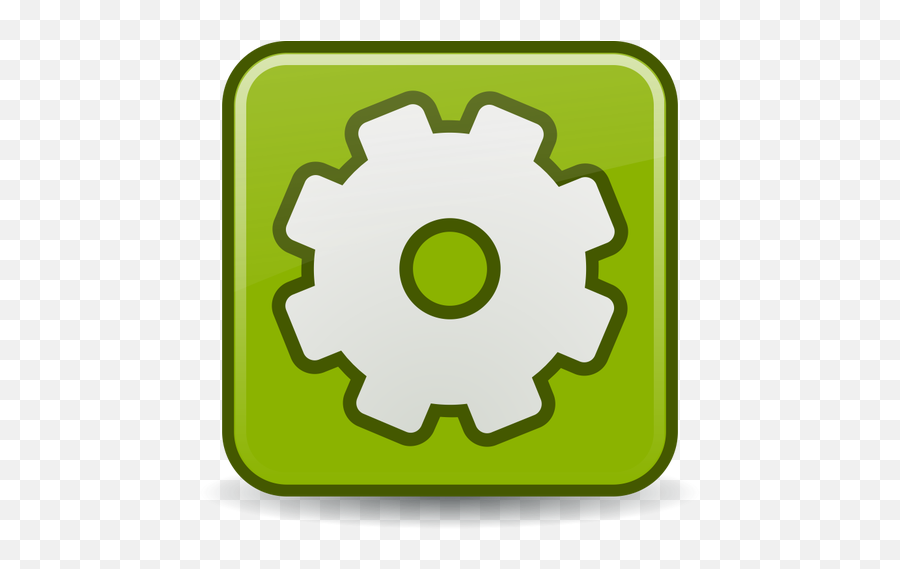 Vector Illustration Of Colored Gear Wheel Public Domain - Gear Png,Gear Wheel Icon