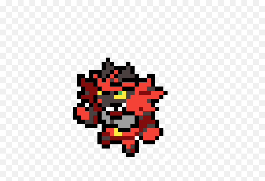 Download Incineroar 8 Bit - Floral Design Full Size Png Pokemon Incineroar I Perler,Incineroar Png