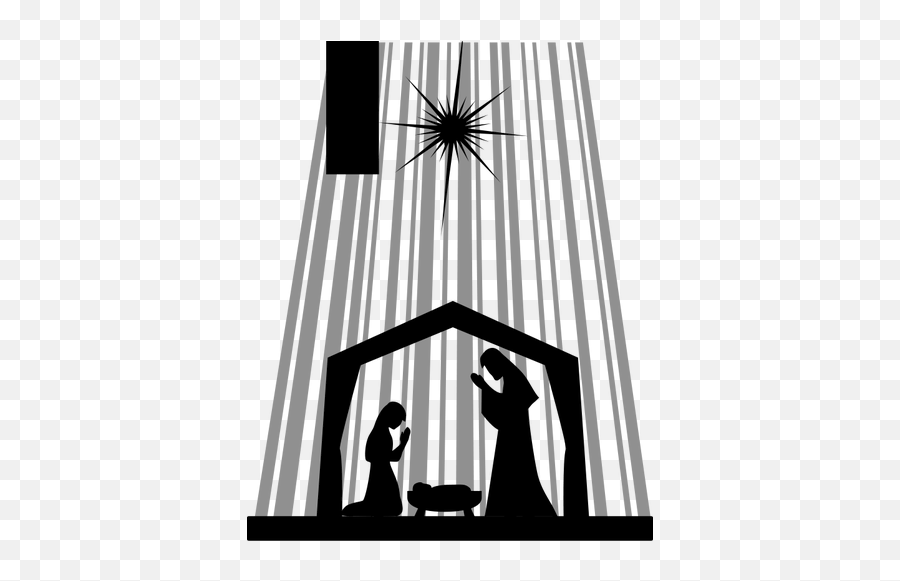 Nativity Silhouette Free 8 Clip Art Scene - Vector Graphics Png,Nativity Scene Png