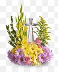 Crystal Cross Bouquet Png