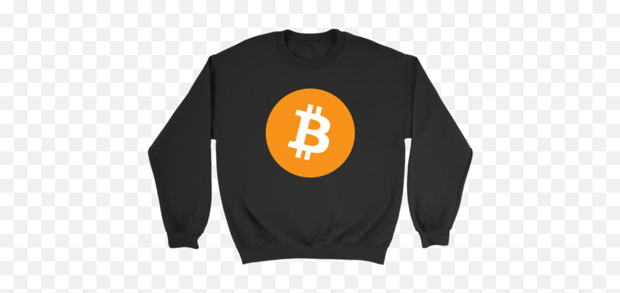 Download Bitcoin Logo Sweatshirt - Bitcoin Logo T Shirt Need Sweater Png,Bitcoin Logo Transparent
