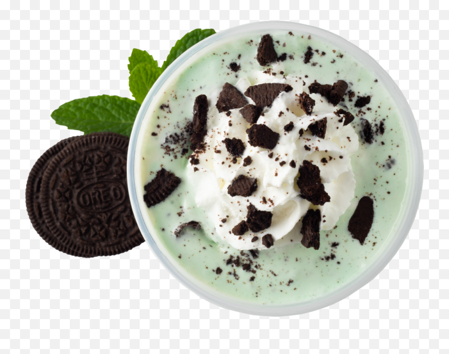 Fredhead Feed Itu0027s Mint U0027n Oreo Time - Ice Cream Oreo Top View Png,Oreo Transparent