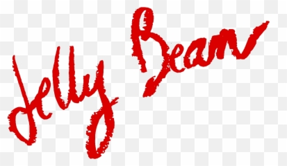 Jelly Bean - Calligraphy png