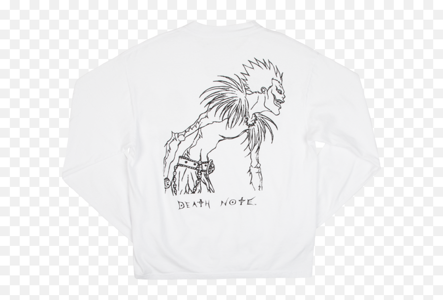 Death Note Kira Long Sleeve - Sketch Png,Death Note Png