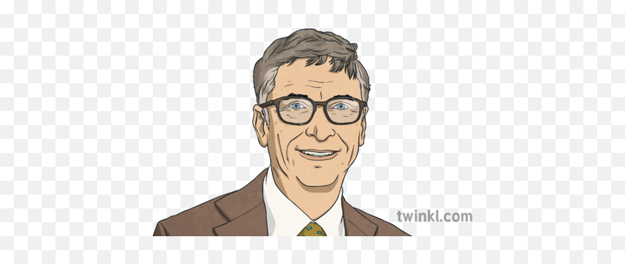 Bill Gates Illustration - Cartoon Png,Bill Gates Transparent