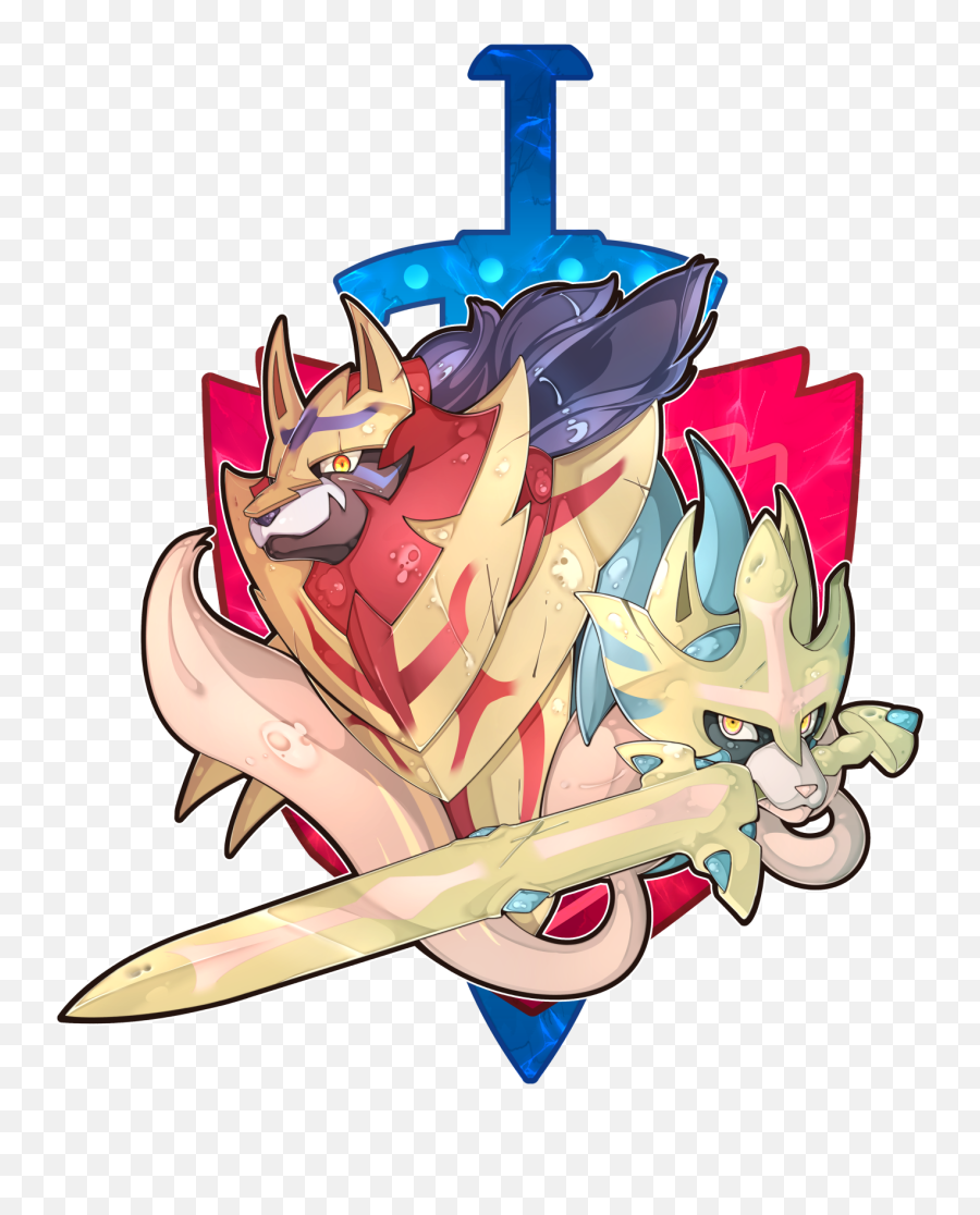 Oc Sword And Shield Logo I Did Pokemon - Pokemon Sword And Shield Logo Png,Sword Transparent Background