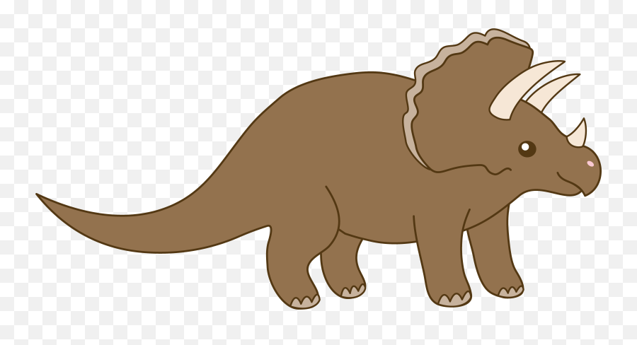 Dinosaur Clipart Brown Transparent Free For - Cartoon Png,Dinosaur Clipart Png