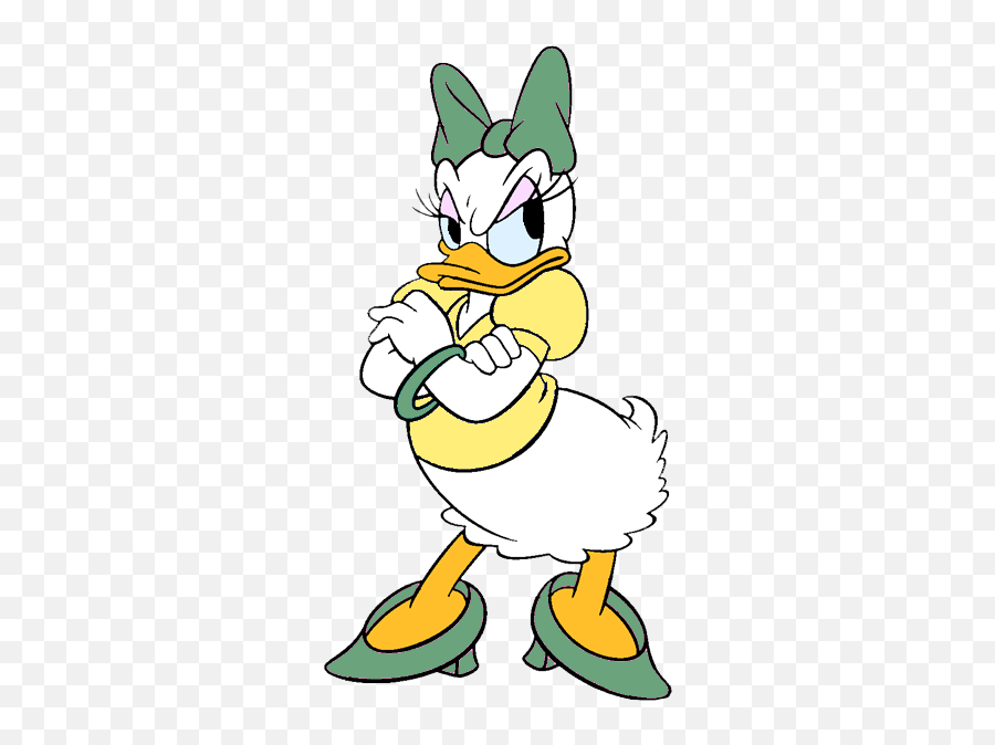 Download Hd Angry Duck Png - Angry Daisy Duck Vector Face,Daisy Duck Png