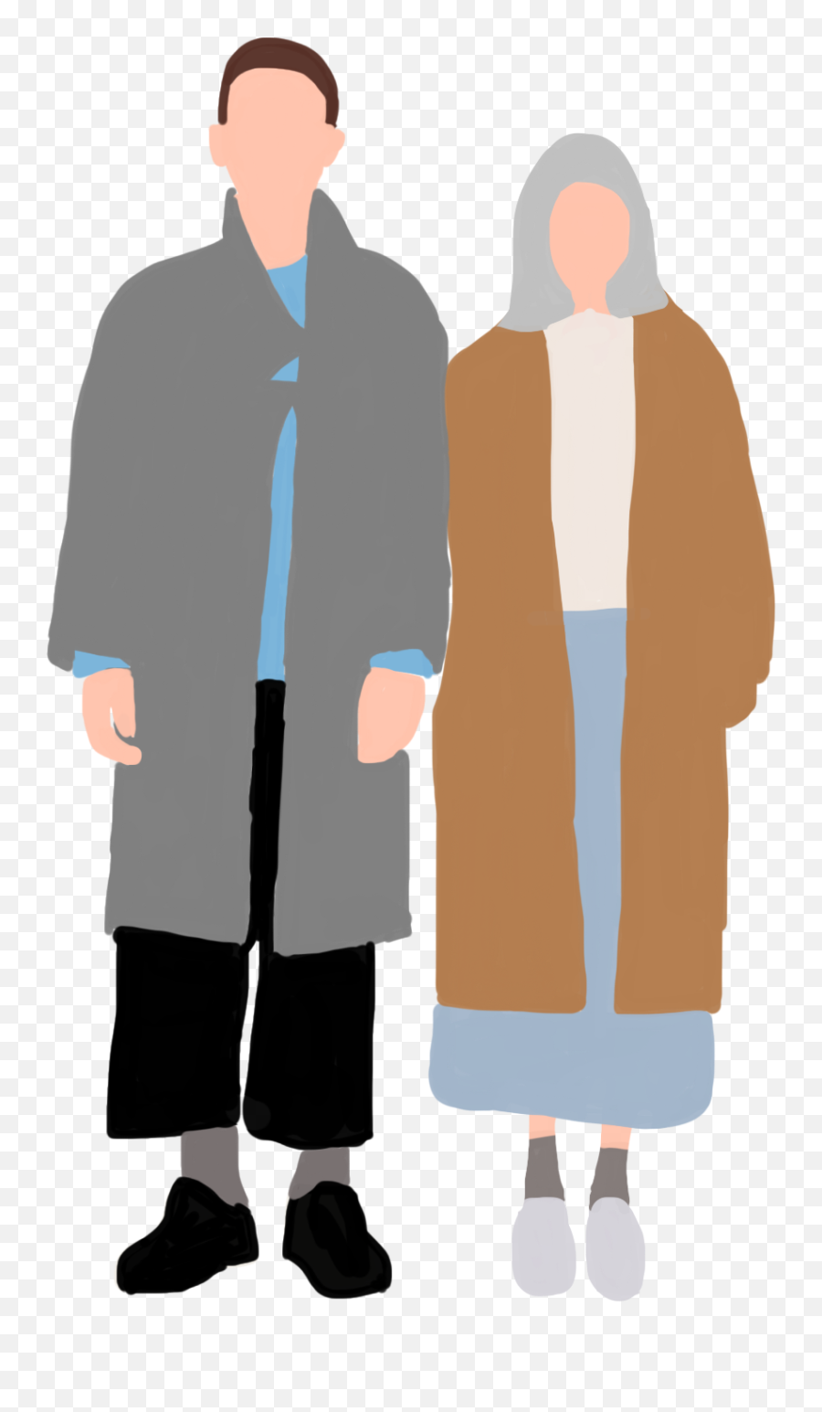 Person Standing Drawing Free Download - Post Digital Rendering People Png,People Standing Png