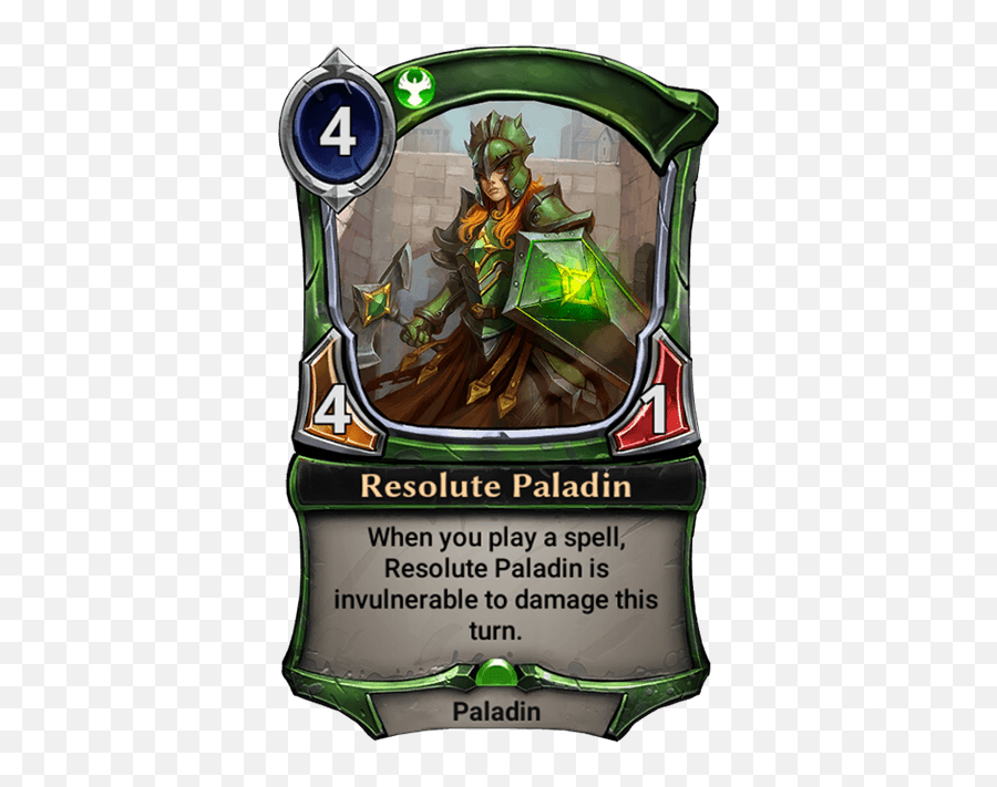 Resolute Paladin Eternal Cards Warcry - Mating Call Eternal Png,Paladin Png