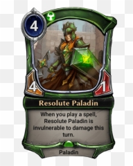 Resolute Paladin Eternal Cards Warcry - Mating Call Eternal Png,Paladin Png