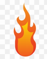 Fire Flame Combustion - Transparent Background Cartoon png