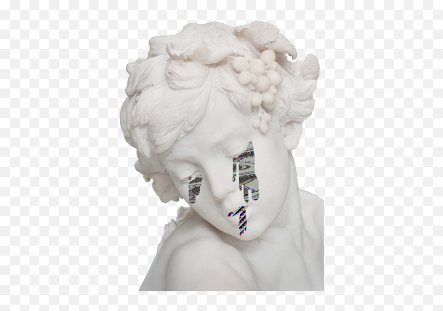 Vaporwave Statue Head Transparent Png - Aesthetic Greek Statue Png,Greek Statue Png