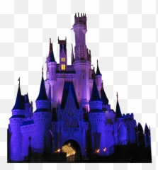 Cinderella Castle Night Bkgrem By Wdwparksgal - Disney png