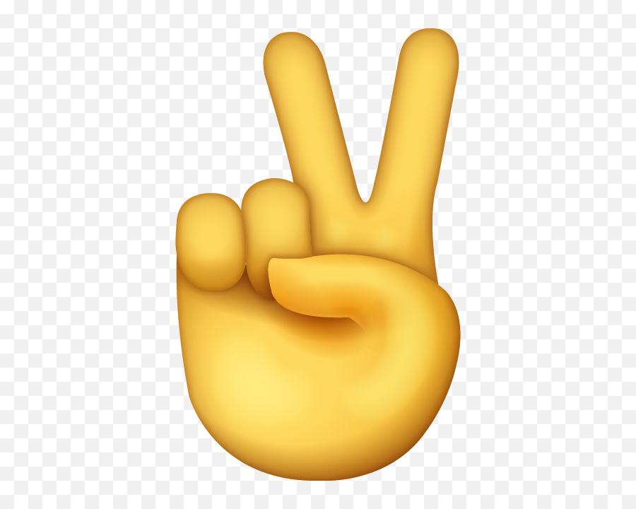 Peace Victory Hand Emoji Icon Ios10 854775 - Png Images Pngio Transparent Peace Emoji Png,Peace Sign Transparent Background